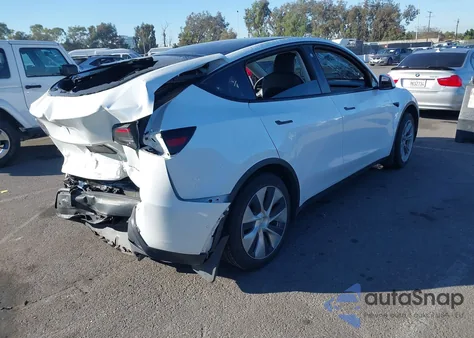 2022 Tesla Model Y Long Range Dual Motor All-Wheel Drive from USA, damaged, VIN 7SAYGDEE2NF450206